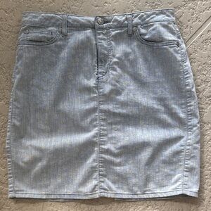 Vintage America Light Blue Mini Skirt